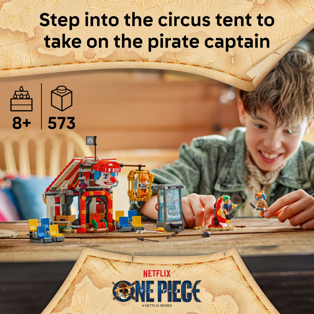 LEGO® ONE PIECE Buggy the Clown's Circus Tent Model Building Kit