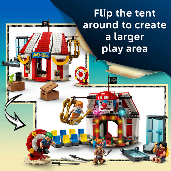 LEGO® ONE PIECE Buggy the Clown’s Circus Tent Model Building Kit 75637