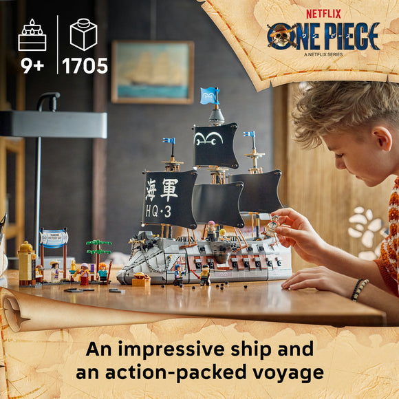 LEGO® ONE PIECE Garp’s Marine Battleship Building Toy 75646