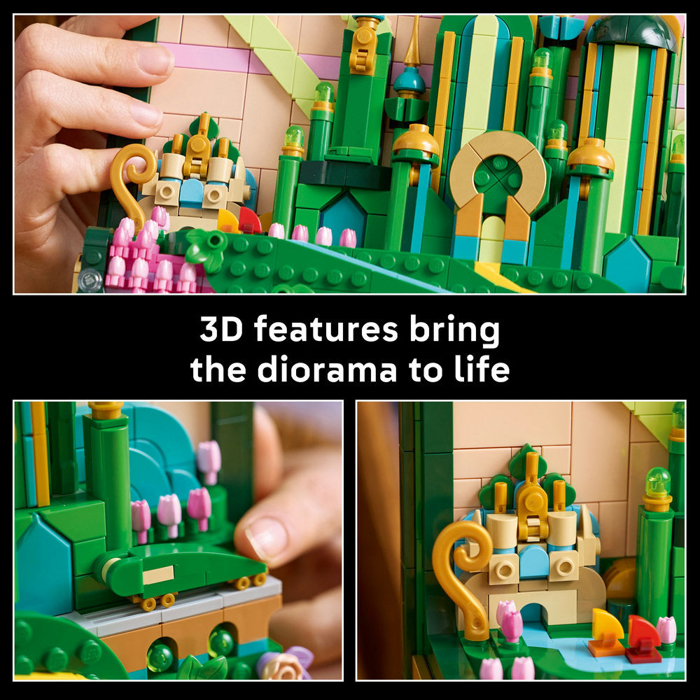 LEGO® Wicked Emerald City Wall Art Fantasy Decor Gift for Adults