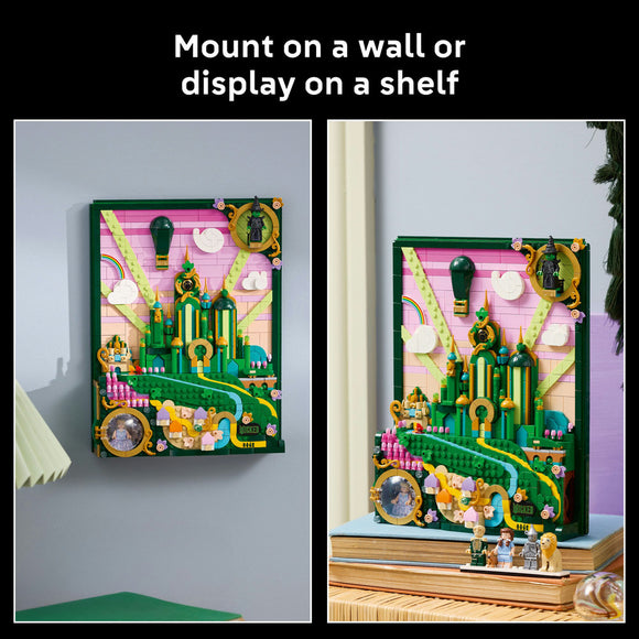 LEGO® Wicked Emerald City Wall Art Fantasy Decor Gift for Adults 75685