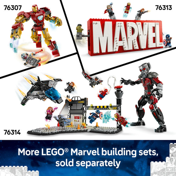 LEGO® Marvel Iron Man Car & Black Panther vs. Red Hulk Buildable Playset 76310 - SLIGHTLY DAMAGED BOX