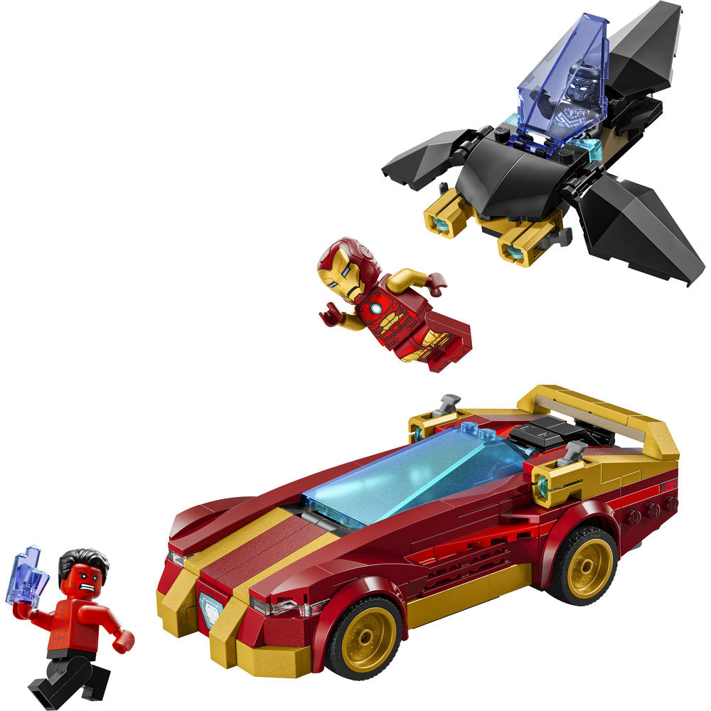 LEGO® Marvel Iron Man Car & Black Panther vs. Red Hulk Buildable Playset 76310 - SLIGHTLY DAMAGED BOX