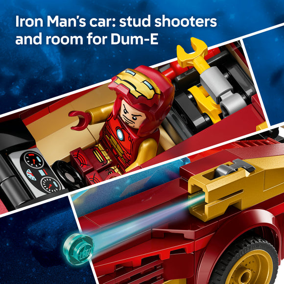 LEGO® Marvel Iron Man Car & Black Panther vs. Red Hulk Buildable Playset 76310 - SLIGHTLY DAMAGED BOX