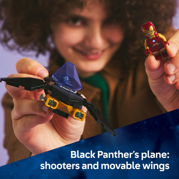 LEGO® Marvel Iron Man Car & Black Panther vs. Red Hulk Buildable Playset 76310 - SLIGHTLY DAMAGED BOX