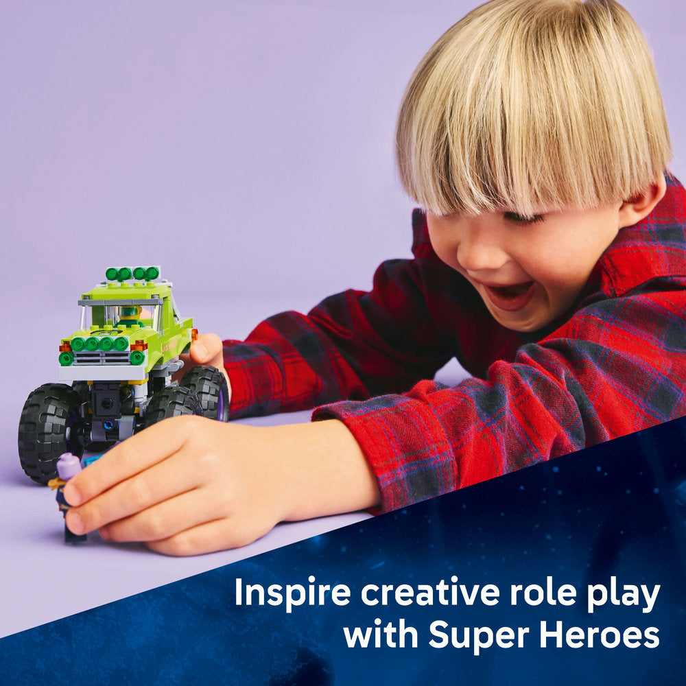 LEGO® ǀ Marvel The Hulk Truck vs. Thanos Super Hero Building Toy Vehicle 76312