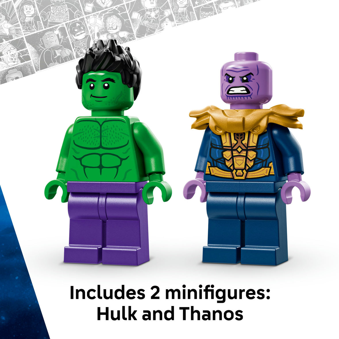 LEGO® ǀ Marvel The Hulk Truck vs. Thanos Super Hero Building Toy Vehicle 76312