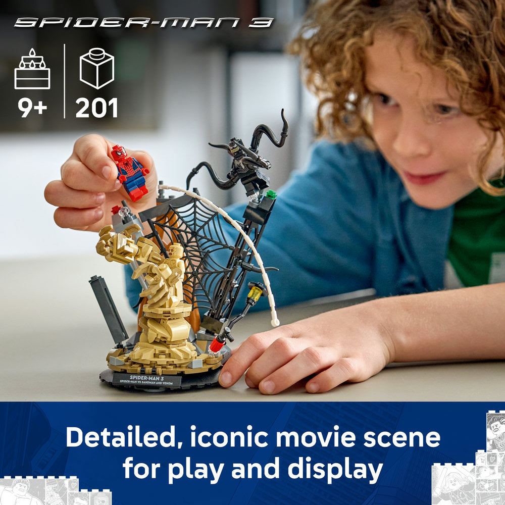 LEGO® ǀ Marvel Epic Battle: Spider-Man vs. Sandman Building Toy 76334