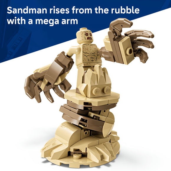 LEGO® ǀ Marvel Epic Battle: Spider-Man vs. Sandman Building Toy 76334