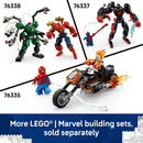 LEGO® ǀ Marvel Spider-Man Car vs. Venomized Wolverine Car Playset 76336-9
