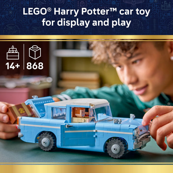LEGO® Harry Potter™ Enchanted Flying Ford Anglia™ Car Toy Building Set 76470