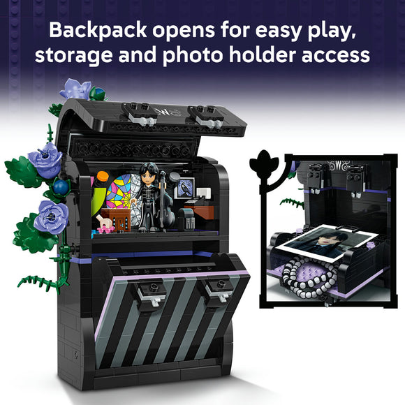 LEGO® Wednesday Backpack Kids’ Building Toy 76787