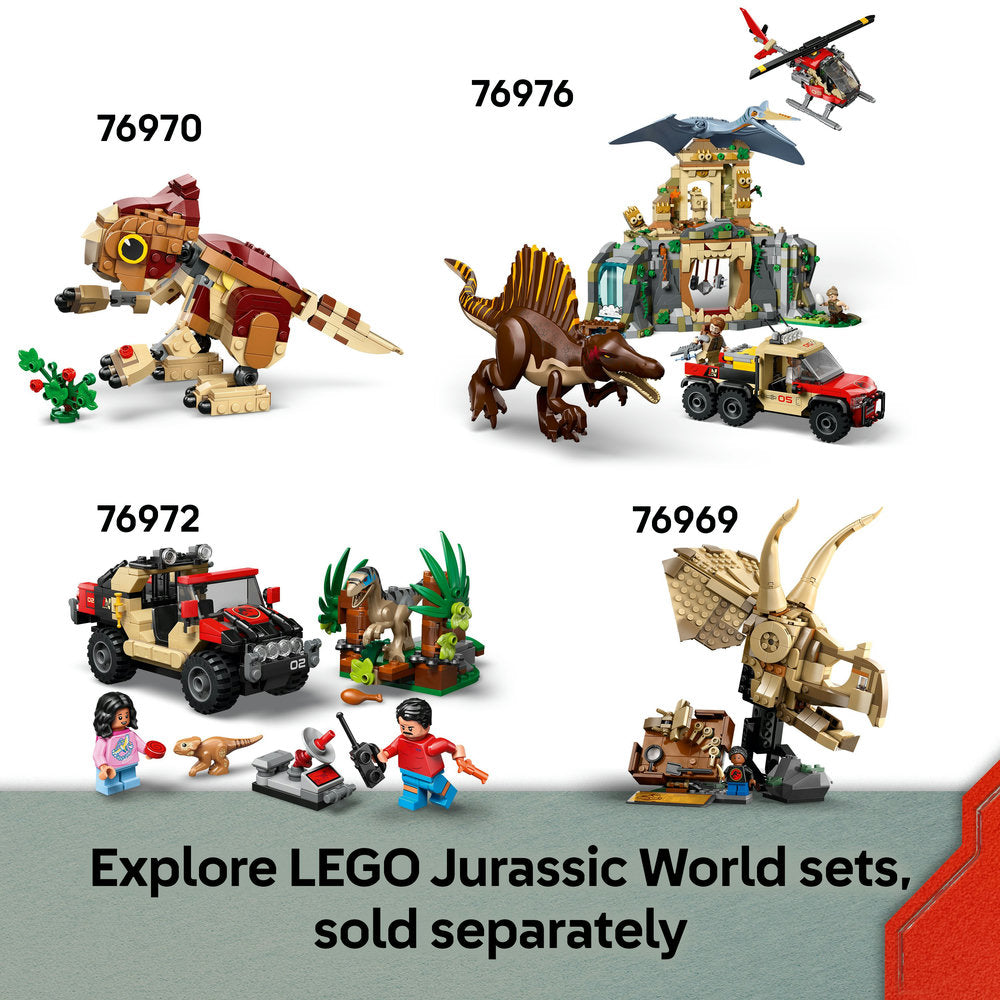 LEGO® Jurassic World Raptor & Titanosaurus Tracking Mission Dinosaur Toy 76973