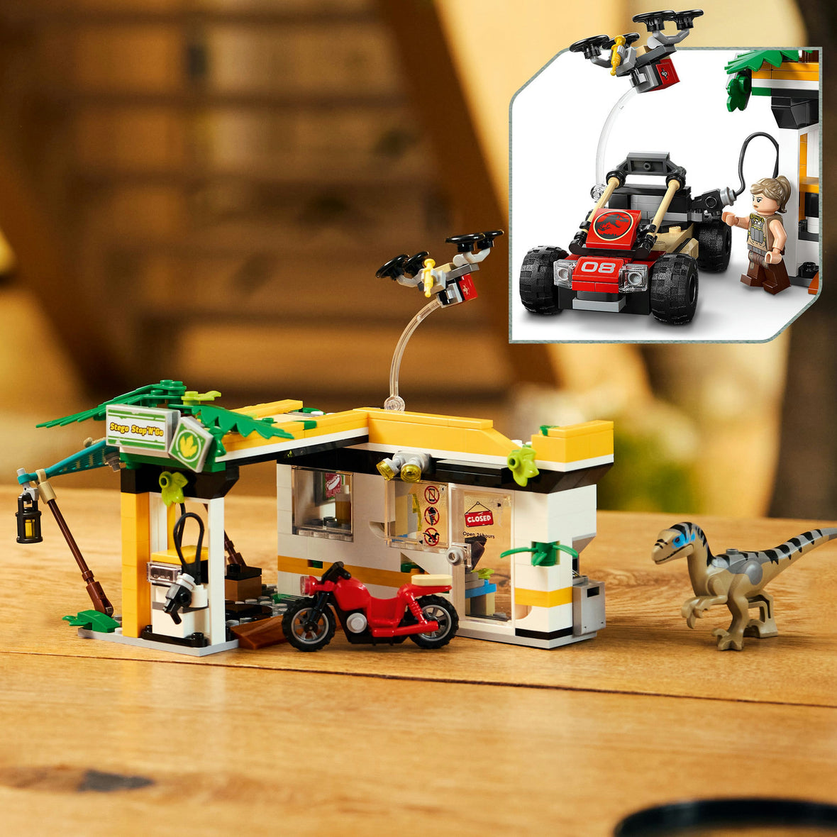 LEGO® Jurassic World Raptor & Titanosaurus Tracking Mission Dinosaur Toy 76973