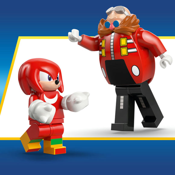 LEGO® Sonic the Hedgehog™ Knuckles vs. Dr. Eggman Egg Crusher Mech Toy Set 77005