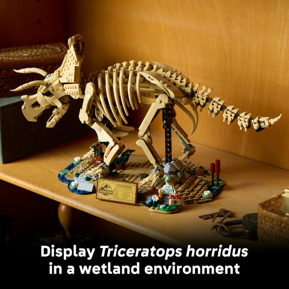 LEGO® Jurassic World Dinosaur Fossils: Triceratops Model Building Kit 77985 - DAMAGED BOX