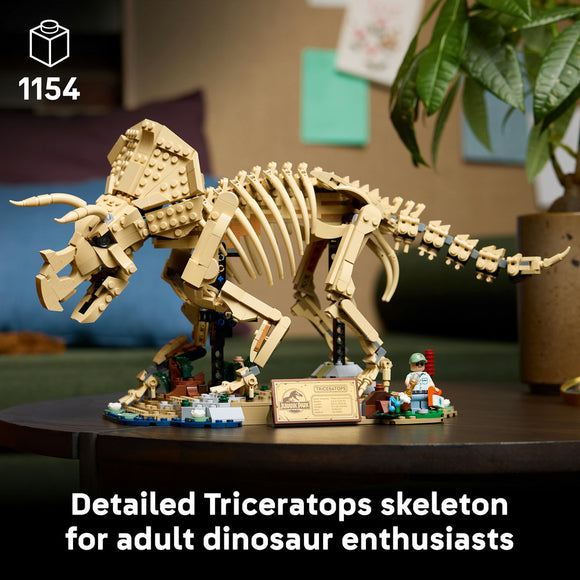 LEGO® Jurassic World Dinosaur Fossils: Triceratops Model Building Kit 77985 - DAMAGED BOX