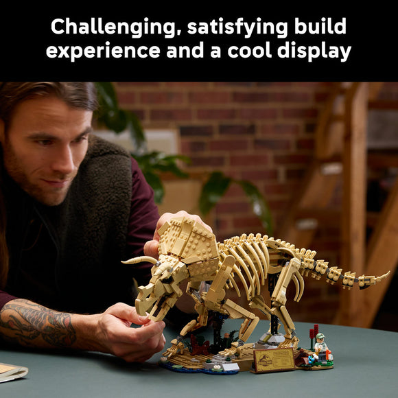 LEGO® Jurassic World Dinosaur Fossils: Triceratops Model Building Kit 77985 - DAMAGED BOX