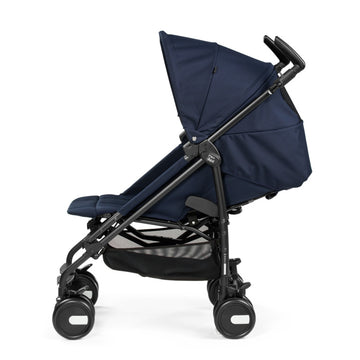 Peg Perego Lighweight Pliko Mini Baby Stroller in Navy - 0