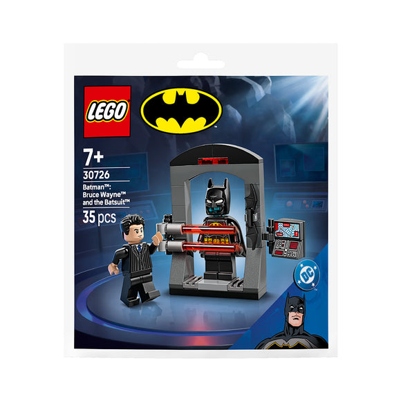 LEGO® DC Batman™: Bruce Wayne™ and the Batsuit™ Recruitment Bag 30726