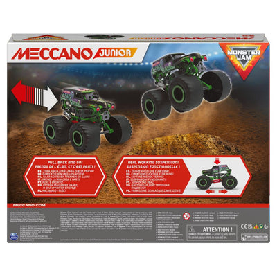 Meccano Junior Official Monster Jam Grave Digger Monster Truck 21101 - 0