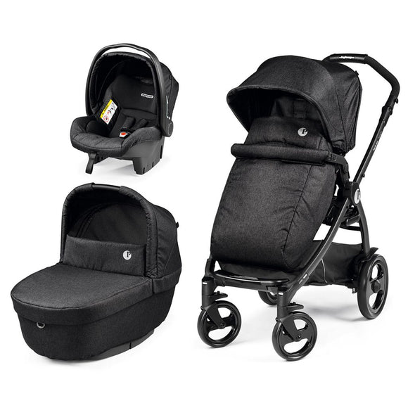 Peg Perego Futura Modular 3 in 1 Travel System in Ardesia Charcoal
