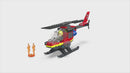 LEGO® City Fire Rescue Helicopter Building Toy 60411-4