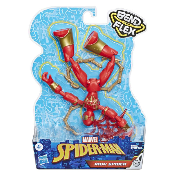 Marvel Spider-Man Bend and Flex Iron Spider Action Figure