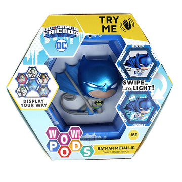WOW! PODS 'Swipe To Light' DC Batman Metallic Collectible - 0