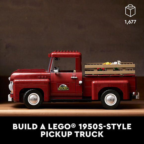 LEGO® ICONS Pickup Truck Building Kit for Adults 10290
