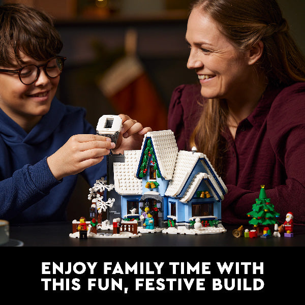 LEGO® ICONS Santa’s Visit Building Kit 10293