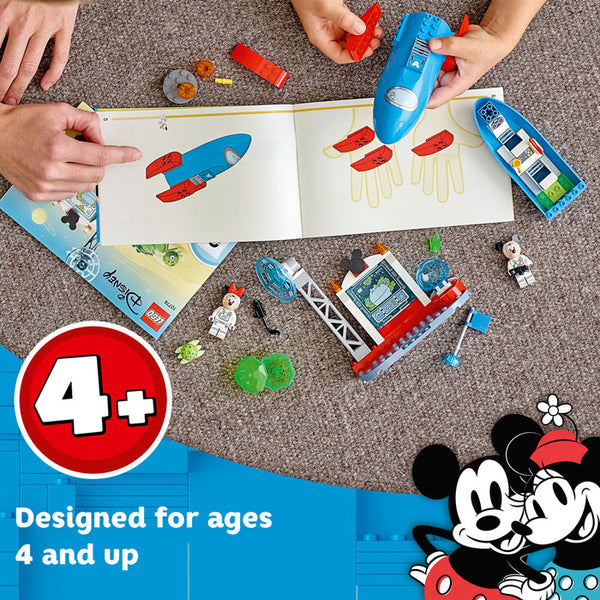 LEGO® ǀ Disney Mickey and Friends Mickey Mouse & Minnie Mouse’s Space Rocket Building Kit 10774