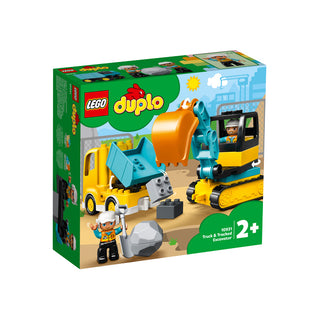 LEGO® DUPLO® Truck & Tracked Excavator 10931