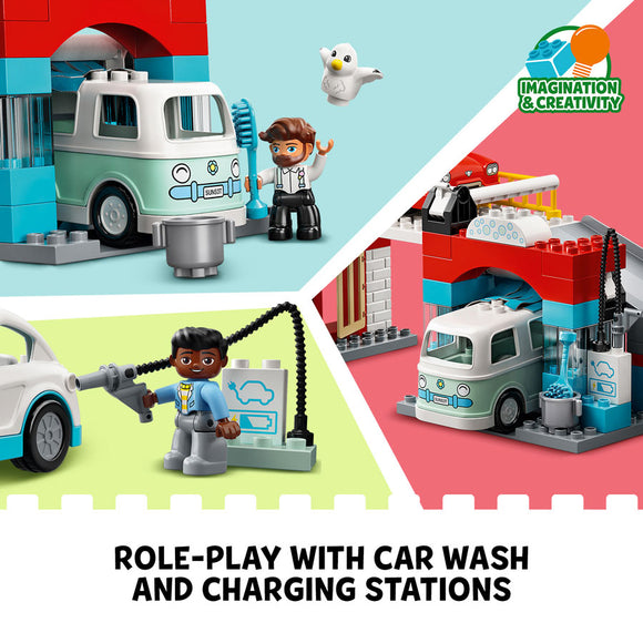 LEGO® DUPLO® Car Park and Car Wash Building Toy 10948