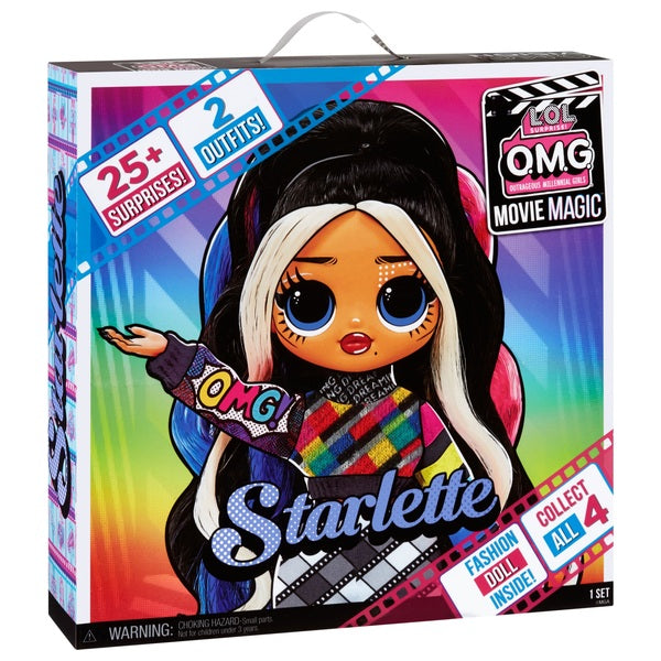 LOL Surprise OMG Movie Magic Starlette Fashion Doll with 25 Surprises