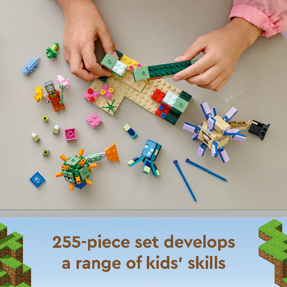 LEGO® Minecraft® The Guardian Battle Building Kit 21180