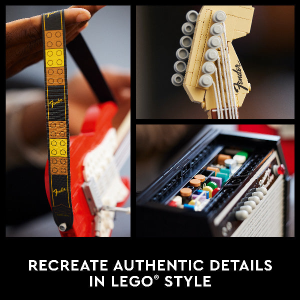LEGO® Ideas Fender® Stratocaster™ Guitar Building Kit 21329