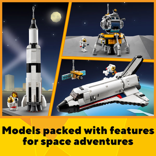 LEGO® Creator 3in1 Space Shuttle Adventure Building Kit 31117