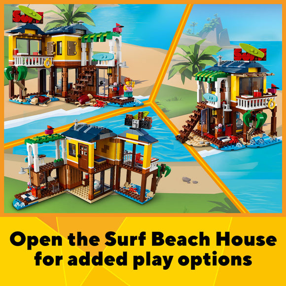 LEGO® Creator 3in1 Surfer Beach House Building Kit 31118