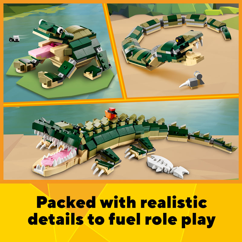 LEGO® Creator 3in1 Crocodile Building Kit 31121