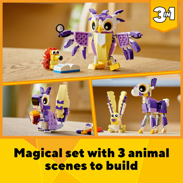 LEGO® Creator 3in1 Fantasy Forest Creatures Building Kit 31125
