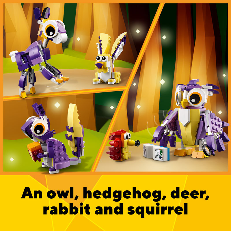 LEGO® Creator 3in1 Fantasy Forest Creatures Building Kit 31125