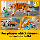 LEGO® Creator 3in1 Majestic Tiger Building Kit 31129-9
