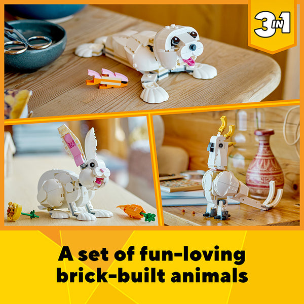 LEGO® Creator 3in1 White Rabbit Building Toy Set 31133