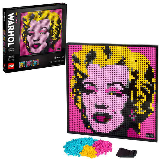 LEGO® ART Andy Warhol's Marilyn Monroe 31197