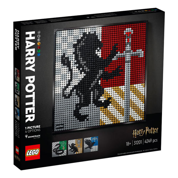 LEGO® ART Harry Potter™ Hogwarts™ Crests 31201