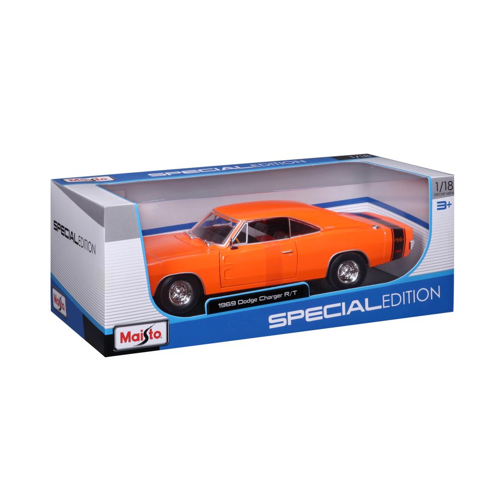 MAISTO 1:18 Scale Die-Cast Special Edition 1969 Dodge Charger R/T