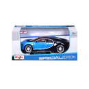 MAISTO 1:24 Scale Die-Cast Special Edition Bugatti Chiron in Blue-3
