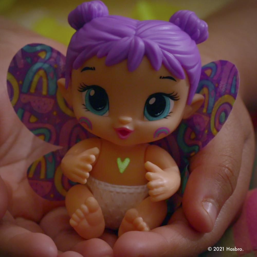 Baby Alive Glo Pixies Minis Doll, Plum Rainbow