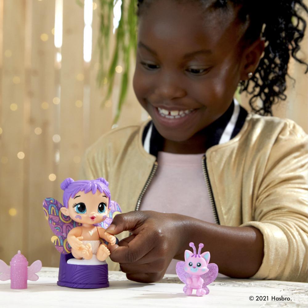 Baby Alive Glo Pixies Minis Doll, Plum Rainbow
